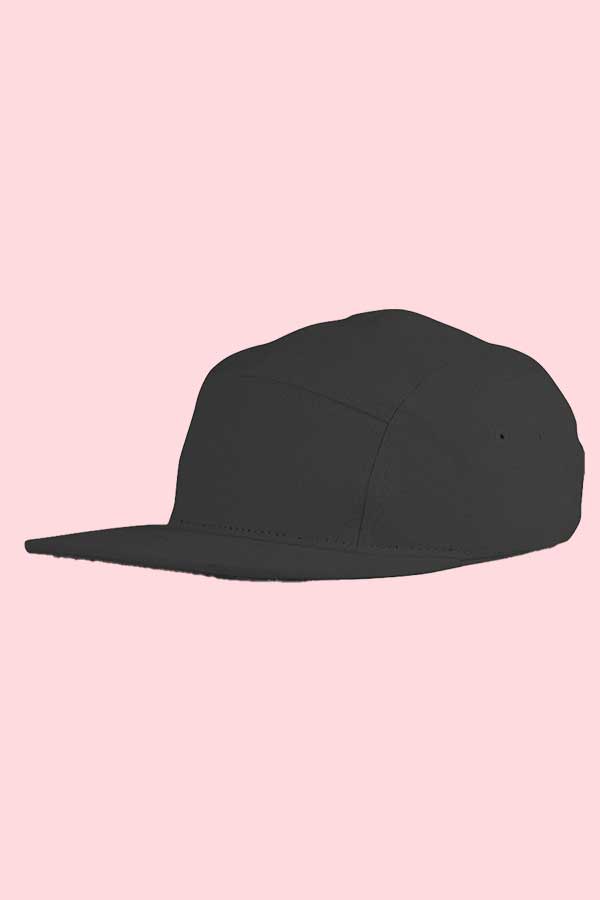 Canvas 5 panel camper cap